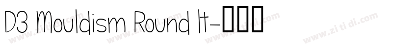 D3 Mouldism Round lt字体转换